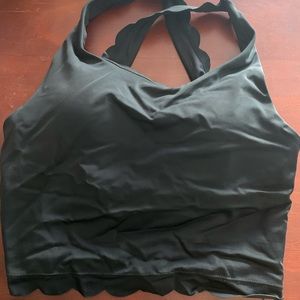 Kiava scalloped bathing suit top.